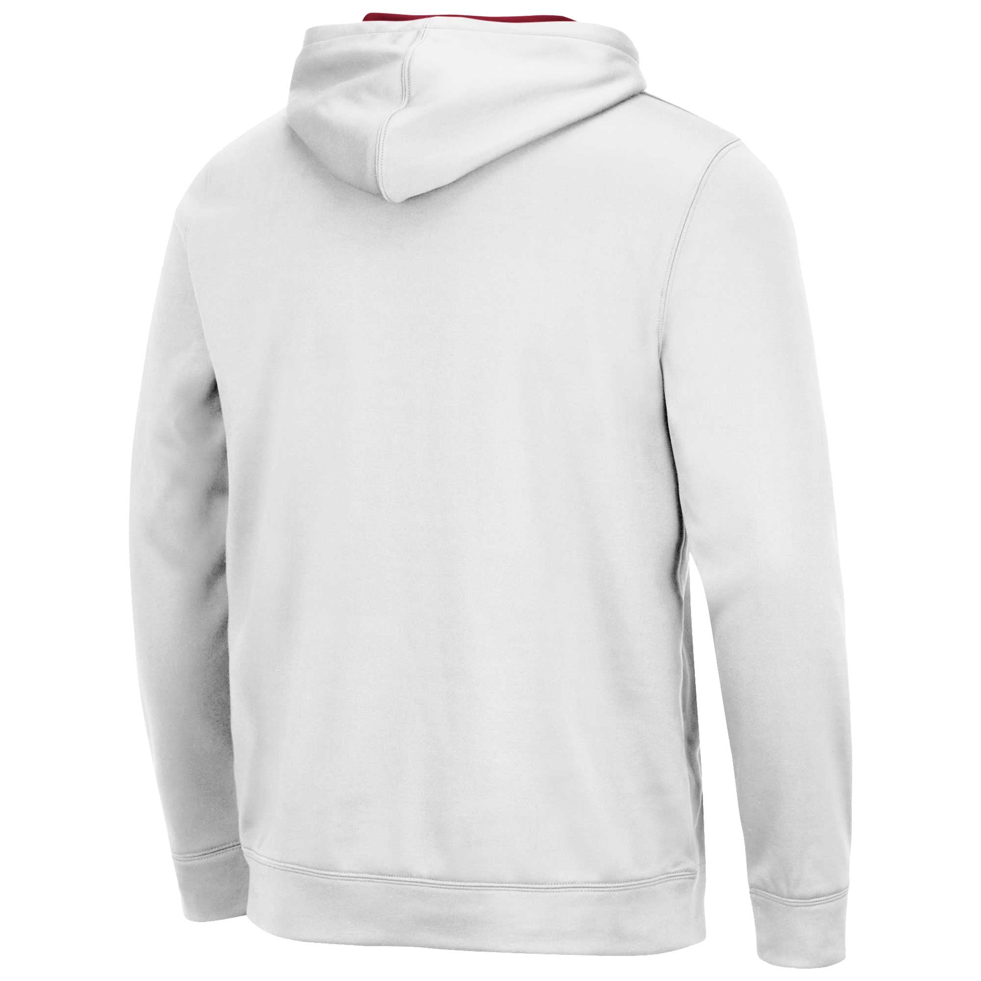 Men's Colosseum White Oklahoma Sooners Resistance Pullover Hoodie